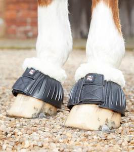 Premier Equine Techno Wool Rubber Bell Over Reach Boots