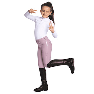 Maximilian Equestrian YR Reflection Breeches (Mauve)