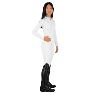 Maximilian Equestrian YR Pro Riding Leggings (White)