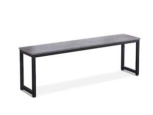 Marble Look Dining Bench 1.4M Grey