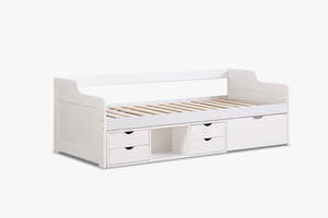 Internet only: Herb Daybed with Drawers White