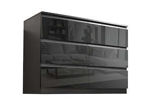 Internet only: Serena Chest of 6 Drawer Black