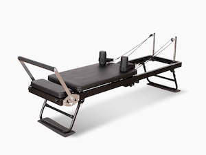 Internet only: DS Foldable Pilates Reformer With Headrest Black