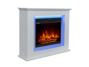 DS Electric Fireplace With Mantels LED Light