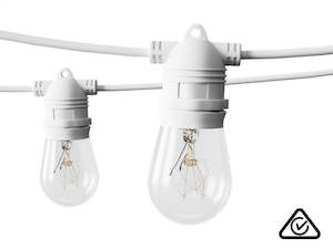 Fixed Socket Festoon Light S14 22M Tungsten White