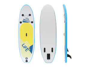 Internet only: Inflatable SUP Single Layer 275X76X10cm 9 Inch New Yellow Color