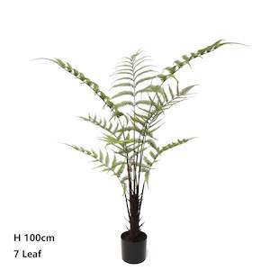 DS BS Artificial Plastic Tropical Palm Tree Pteridophytes-100CM