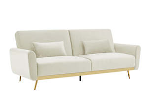 Limpley Sofa Bed Velvet Beige