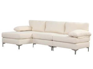 DS Wenda Sectional Sofa Velvet Beige