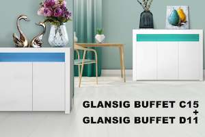 Glansig C15 LED Buffet + Glansig D11 LED Buffet