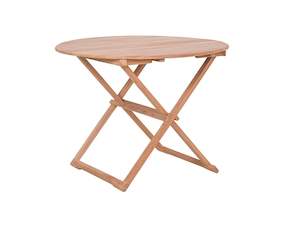 Teak wood Round Folding Table 1M