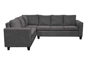 DS NZ made Kareena corner sofa kido Black