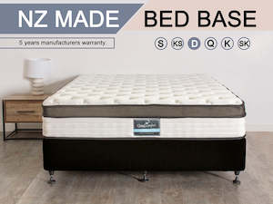 Internet only: DS NZ MADE SW double bed base black NZ