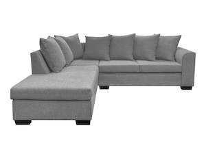 DS NZ made Lavern corner sofa Vish Grey