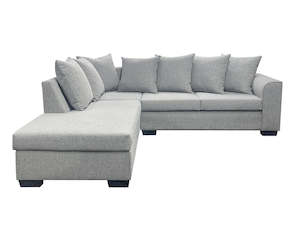 DS NZ made Lavern corner sofa kido Steel