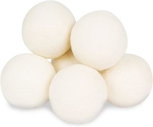 Internet only: DS BS 6-Pack 7CM NZ Wool Dryer Balls