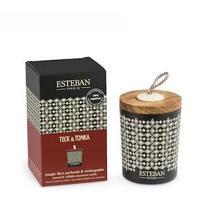 Esteban: Teck & Tonka Candle