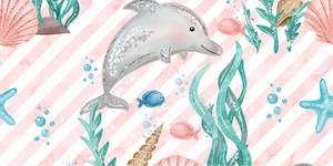 Pink Stripe Dolphin – NG Tube/Oxygen Tape