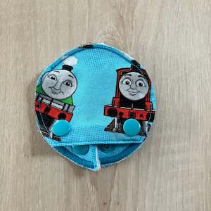 Covered Tube Pads - made from Thomas the Tank Engine Fabric