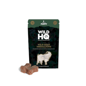 Store-based retail: WildHQ Goat Medallions for Puppies - 1.36kg