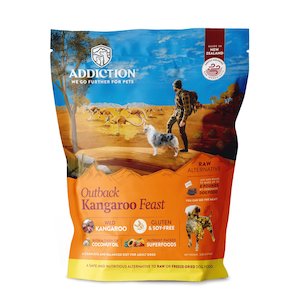 Addiction Outback Kangaroo Feast, Compete & Balanced, Limited Ingredients Raw Al…