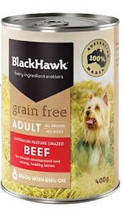 Black Hawk Adult Grain Free Wet Dog Food - Beef