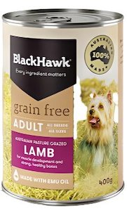 Black Hawk Adult Grain Free Wet Dog Food - Lamb