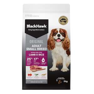 Black Hawk Small Breed Lamb & Rice for Adult Dogs