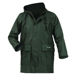 2T PVC Olive Zipped Jacket