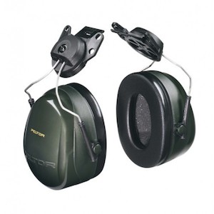 PELTOR Optime II Helmet Attached H520P3GS-E Green Earmuffs