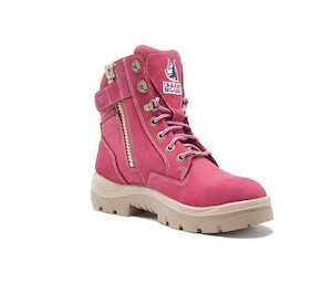 Footwear: Steel Blue Southern Cross Ladies Pink Safety Boots