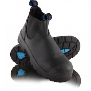 Steel Blue Hobart Bump Cap Slip On Safety Boots