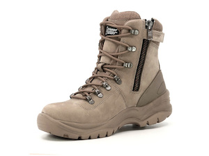 Footwear: Grisport Capri Zip Side Safety Sand Boot