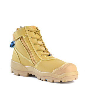 Bata Horizon Wheat Zip Safety Boots