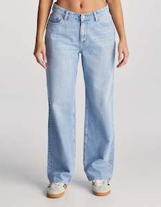 Clothing wholesaling: Lee Mid Baggy Jean | Lakeside Blue