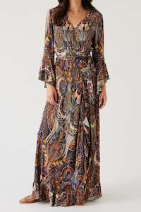 Alice Dress | Dark Paisley