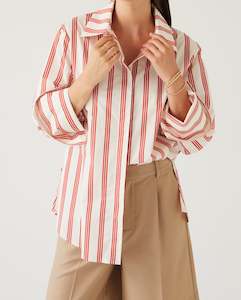 Mark Shirt | Cherry Stripe