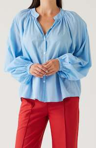 Clothing wholesaling: Pioneer Top | Sky Blue