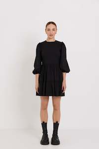 Clothing wholesaling: Valentina Mini Dress | Black