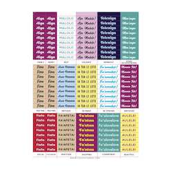 Stickers: Samoan Word Strips