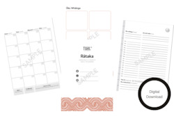 Koha: 2024 Undated Daily Planner Bilingual Sample