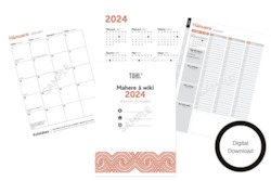 Koha: 2024 Weekly Planner Bilingual Sample