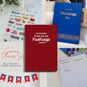 Stationery: Bundle: Samoan Planner Gift