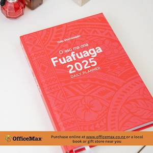 2025   Fuafuaga | Bilingual Samoan English Daily Planner (B5 Size)