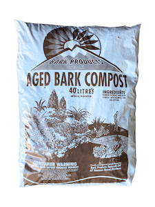 Aged Bark Compost 40 Litres Tui Landscape