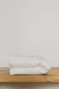 Linen - household: White Fitted Sheet