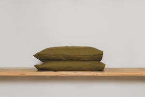 Moss Pillowcase - Pair