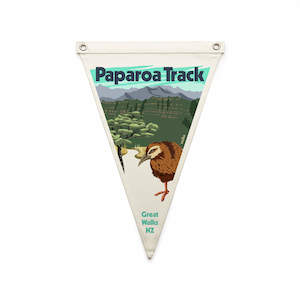 Screen printing: Paparoa Great Walk Flag