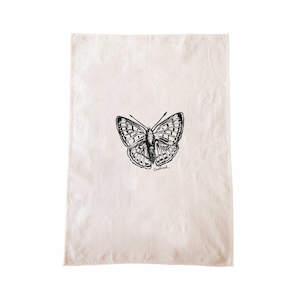 Pepe para riki/Copper butterfly Tea Towel