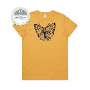 Screen printing: Pepe para riki/Copper butterfly T-shirt